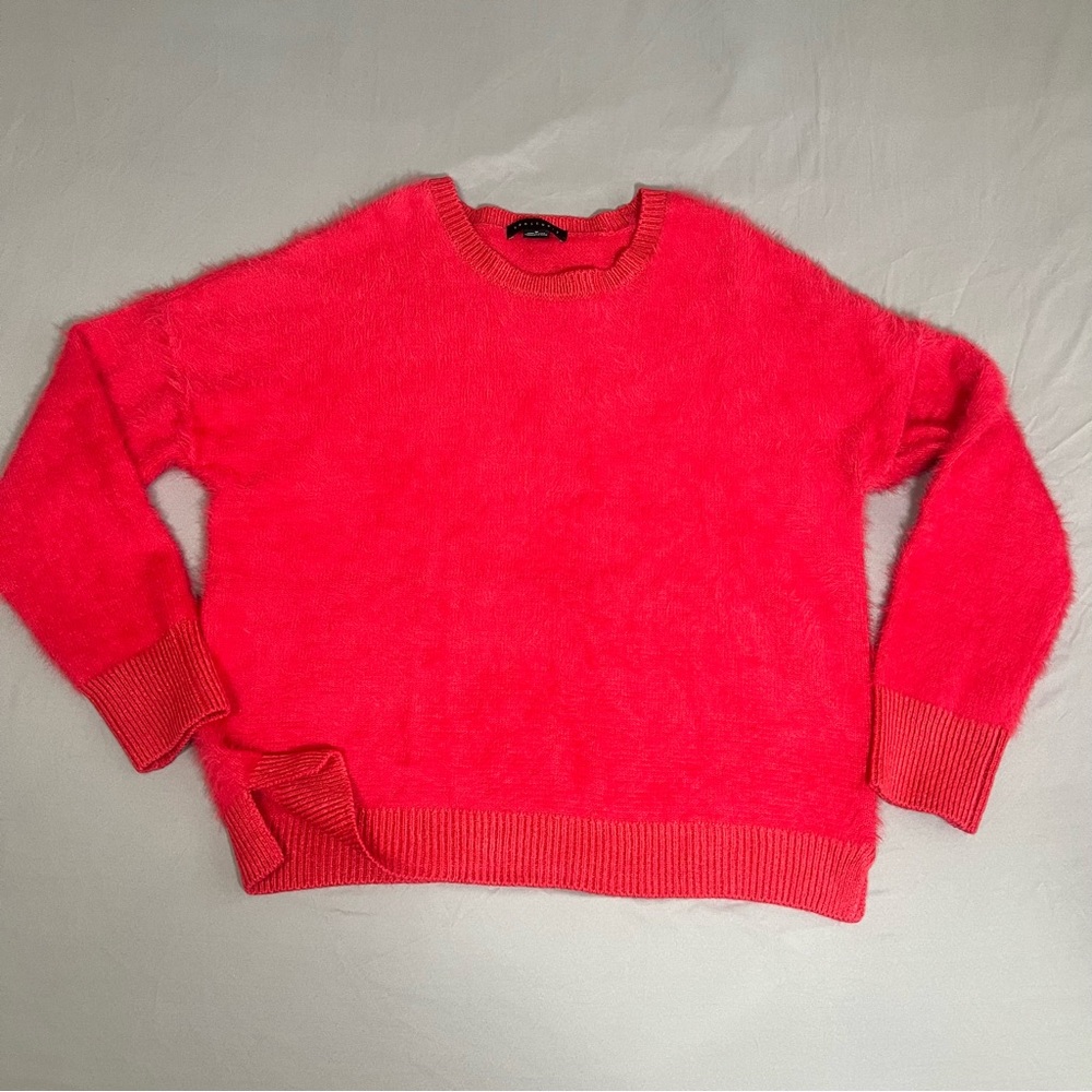 SANCTUARY FLUFF IT UP SWEATER ROUGE Size M - Picture 5 of 14